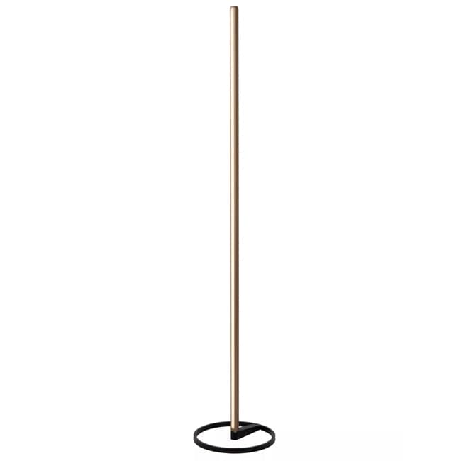 Lámpara de pie aluminio café Ø29,7x15,5 cm 22W - LULP0114